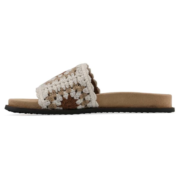 Womens White Mountain Maxim Slide Sandals