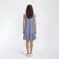 Womens Emma & Michele Sleeveless Ruffle Hem Shirtdress - image 3