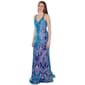 Juniors Crystal Doll Sequin Mermaid Double Crossback Sheath Dress - image 3