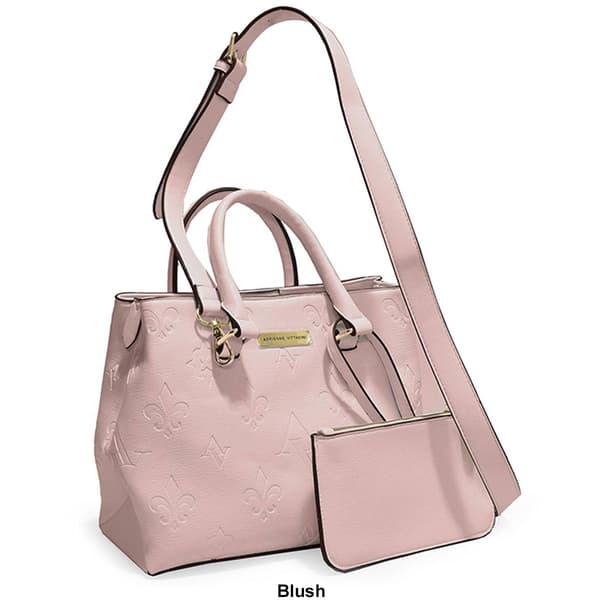 Adrienne Vittadini Embossed Satchel