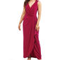 Womens Connected Apparel Sleeveless Side Drape Wrap Dress - image 3