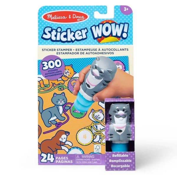 Melissa & Doug(R) Sticker Wow Cat Activity Pad - image 