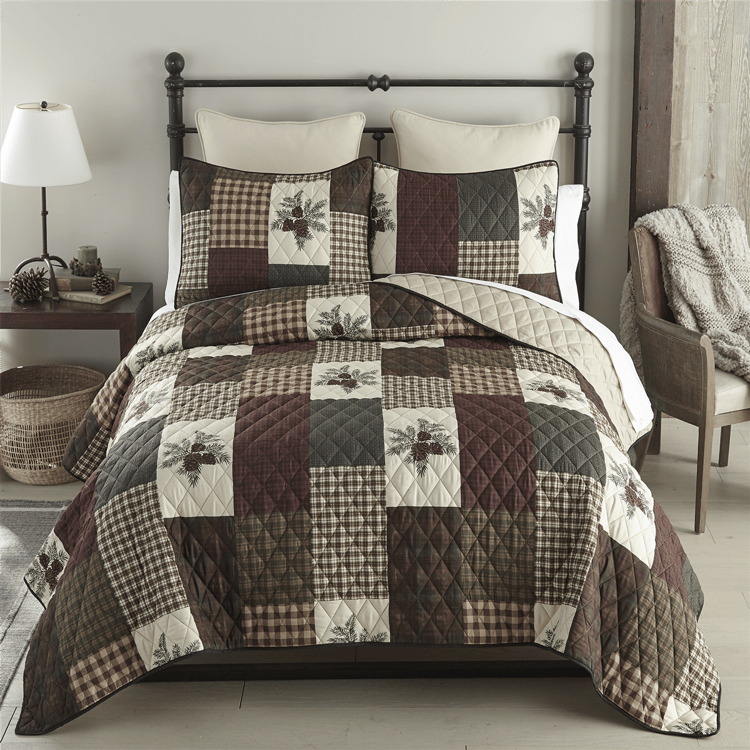 Donna Sharp Pine Panels Quilt Set