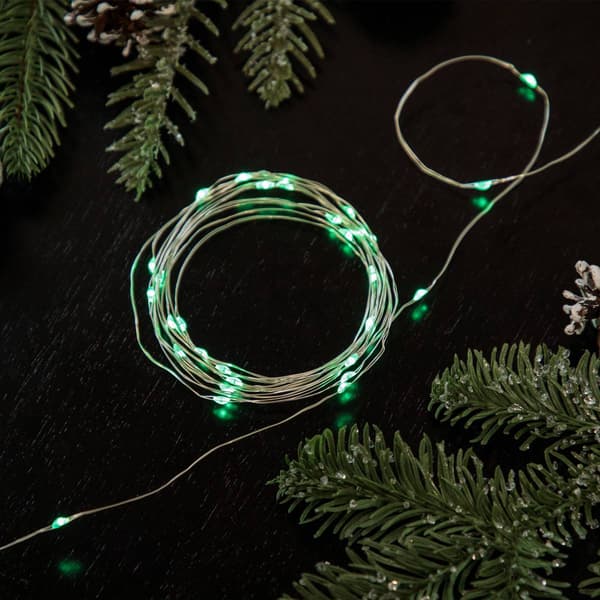 Northlight Seasonal 100ct. Green LED Micro Fairy Lights