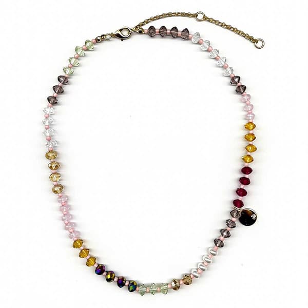Ashley Cooper(tm) Multi Colored  Beaded Bead Necklace - image 