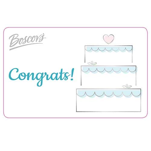 Boscov's Wedding Cake Gift Card - image 