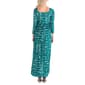 Womens 24/7 Comfort Apparel Maternity Pleated Maxi Dress - image 2