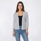 Womens 89th & Madison 3/4 Pointelle Open Front Cardigan - image 1