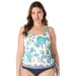 Plus Size Beach House Beach House Diamond Meadows Pique Tankini - image 1