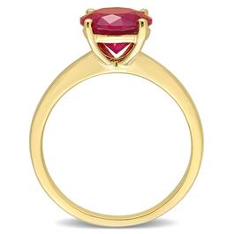 Gemstones Classics&#8482; 10kt. Gold Lab Created Ruby Solitaire Ring