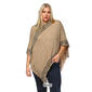 Plus Size White Mark Nevaeh Poncho Sweater - image 4