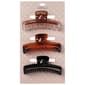 Womens Capelli New York 3pk Texture Rectangle Claw Clips - image 2