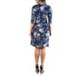 Plus Size 24/7 Comfort Apparel Floral Fit and Flare Dress - image 3
