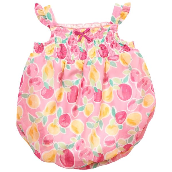 Baby Girl (NB-9M) Nannette Chiffon Fruit Bubble Romper - image 