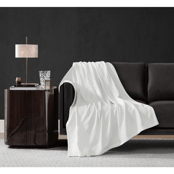 Vince Camuto Classic Cotton Throw Blanket - image 