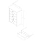 South Shore Fusion 5-Drawer Chest - Pure White - image 4