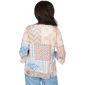 Petite Alfred Dunner Beachcomber Flounce Sleeve Blouse - image 2
