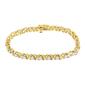 Diamond Classics&#8482; 10kt. Yellow Gold Diamond X Link Bracelet - image 3