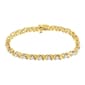 Diamond Classics&#8482; 10kt. Yellow Gold Diamond X Link Bracelet - image 3