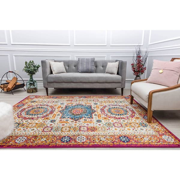 Rugs America™ Hailey Winter Melon Abstract Vintage Area Rug