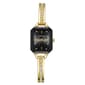 Womens Ellen Tracy Faceted Bezel Adjustable Bangle Watch-ET5445GD - image 1