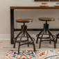 Linon Home Decor Hawkford Adjustable Height Stool - Set of 2 - image 7
