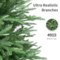 Puleo International 7.5ft. Pre-Lit Fraser Fir Slim Christmas Tree - image 5