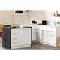 South Shore Myro Gray Oak Kitchen Island - image 3