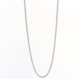 Design Collection Silver Plated 24in.  Chain Necklace