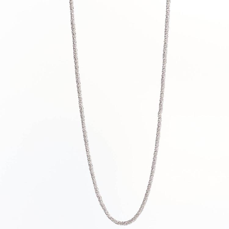 Design Collection Silver Plated 24in.  Chain Necklace
