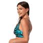Womens Jantzen Bold Paradise Vera Surplice Bra Bikini Swim Top - image 2