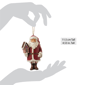 Jim Shore Heartwood Creek Gingerbread Santa Christmas Ornament - image 5