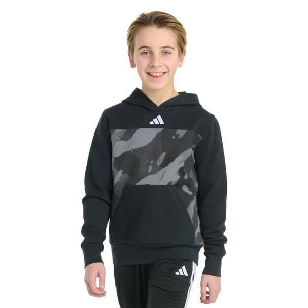 Boys (8-20) adidas Camo Color Block Half Hoodie