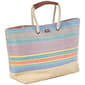 Sun ''N'' Sand Blue Paper Straw Shoulder Tote - image 2