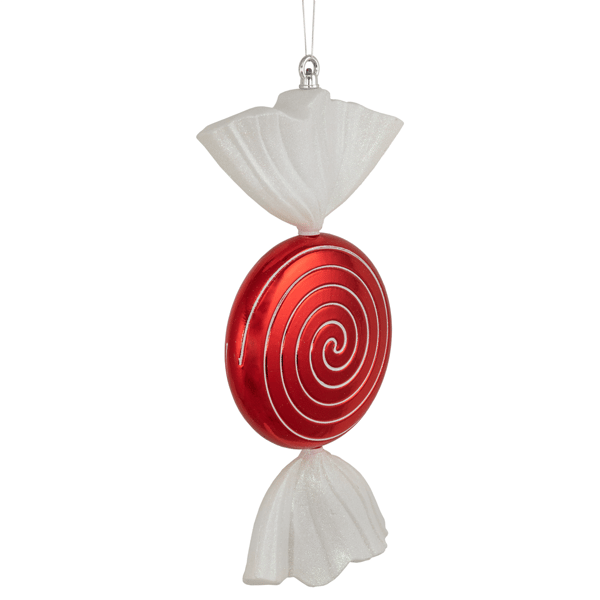 Northlight Swirl Peppermint Candy Shatterproof Christmas Ornament