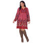 Plus Size White Mark Apolline Boho Sweater Dress - image 1