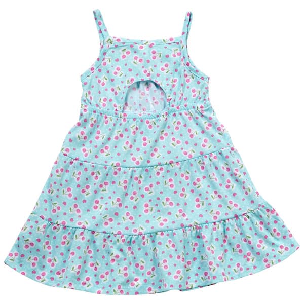 Girls &#40;4-6x&#41; Sweet Butterfly&#174; Cherry Heart Dot Tiered Dress