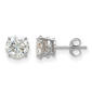 True Light&#40;tm&#41; 6.5mm Round Moissanite Basket Post Earrings - image 1