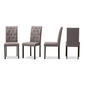 Baxton Studio Gardner Upholstered Dining Chairs - Set of 4 - image 3