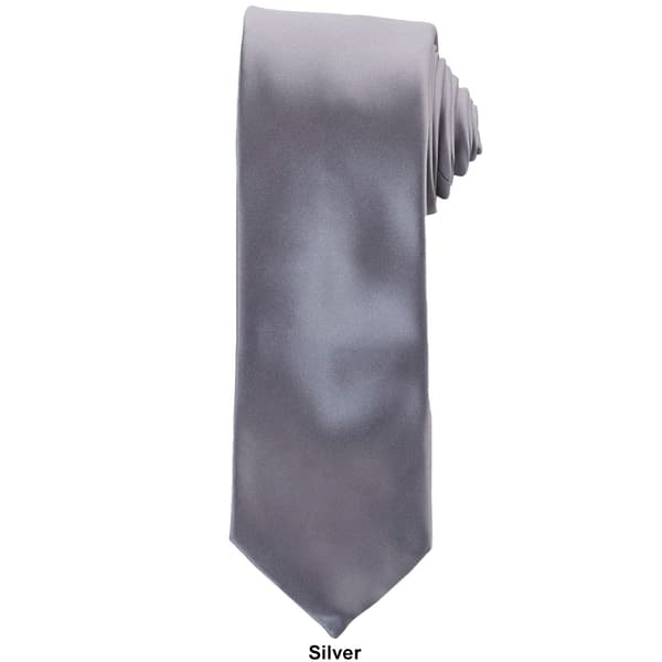 Mens John Henry Sateen Solid Tie