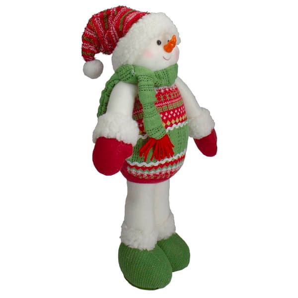 Northlight Seasonal 17.5in. Plush Snowman Christmas Figure