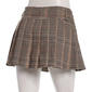 Juniors Zoe & Phoebe Plaid Pleat Millennium Skort w/ Skinny Belt - image 3
