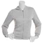 Juniors Derek Heart Side Slit & Bows Embroidered Zip Up Hoodie - image 1