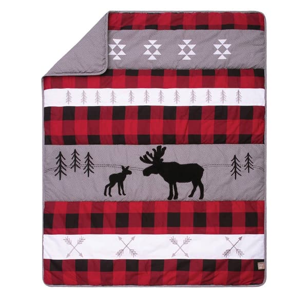 Trend Lab® Lumberjack Moose 3pc. Crib Bedding Set Boscov's