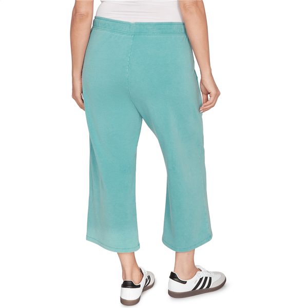 Womens Ruby Rd. Renaissance Romance Drawstring Capris - image 