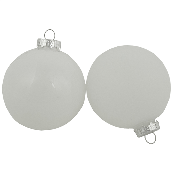 Northlight 96ct. 3-Finish Christmas Glass Ball Ornaments