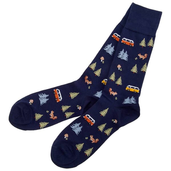 Mens Davco Camping Crew Socks - image 