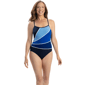 Womens Dolfin(R) Aquashape Color Block Contrast One Piece Swimsuit - image 1