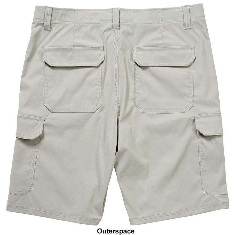 Mens Mountain Ridge Flex Waist Cargo Shorts