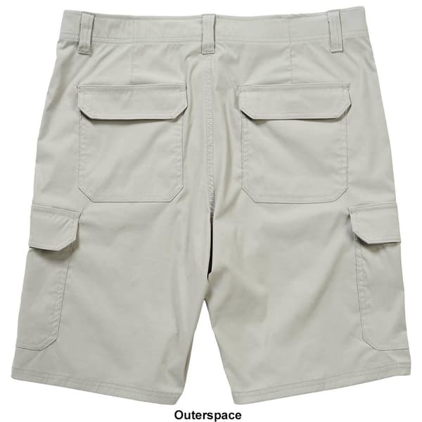 Mens Mountain Ridge Flex Waist Cargo Shorts
